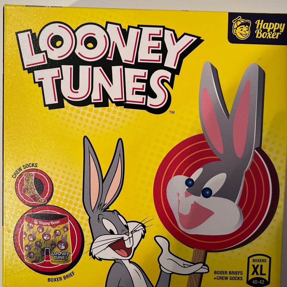 Men's Novelty Boxers and‎ Socks - Looney Tuns / Bugs Bunny Boxers XL Socks L new